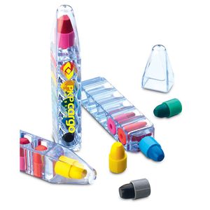 MAGIC Creative Kids Set of 6 Colorful Wax Crayons