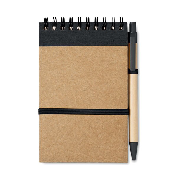SONORA Eco-Friendly SONORA A6 Notepad with Pen Set - GiftRetail IT3789