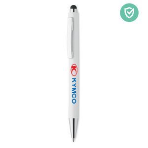 BLANQUITO CLEAN Antibacterial Stylus Ballpen with Blue Ink