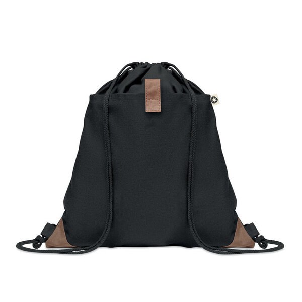 PANDA BAG Recycled cotton drawstring bag - GiftRetail MO6550