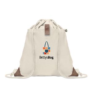 PANDA BAG Recycled cotton drawstring bag - GiftRetail MO6550