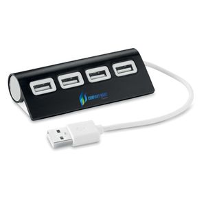 ALUHUB 4 portový US hub - GiftRetail MO8853