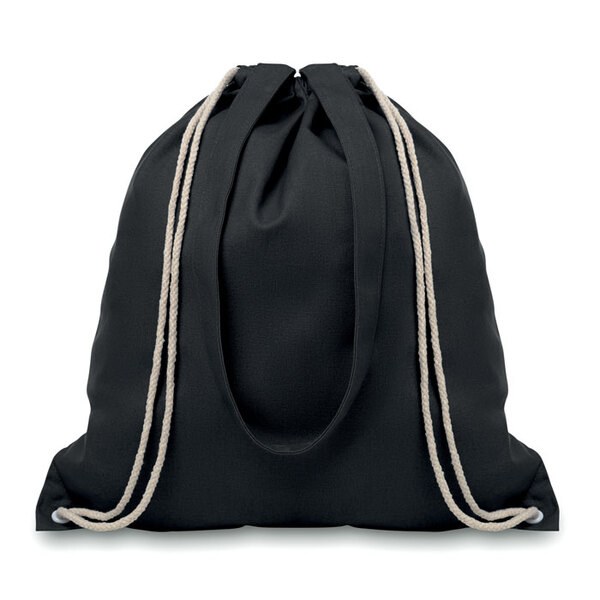 MOIRA Eco-Friendly 220g Canvas Tote with Drawstring Closure - GiftRetail MO9041
