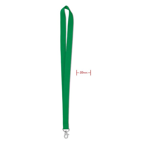 SIMPLE LANY Praktický Lanyard s Kovovým Háčkem 20 mm - GiftRetail MO9058