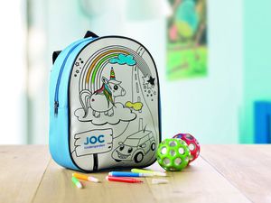 BACKSKETCHY Customizable Polyester Backpack with Markers