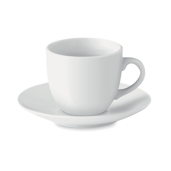 ESPRESSO Espreso hrnek s podšálkem - GiftRetail MO9634