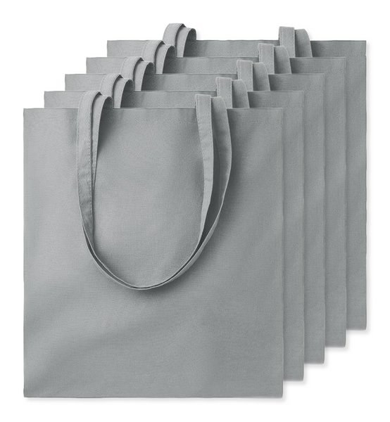 Balení 5 ks GiftRetail MO9268 - COTTONEL COLOUR + Barevná nákupní taška
