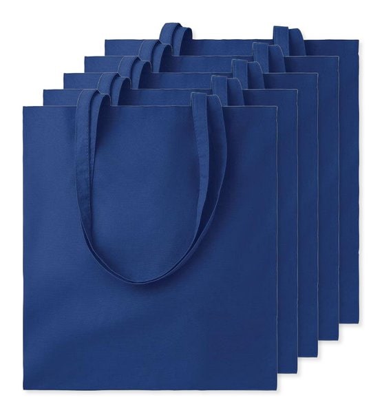 Balení 5 ks GiftRetail MO9268 - COTTONEL COLOUR + Barevná nákupní taška