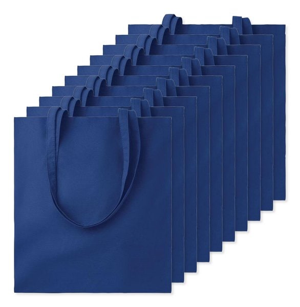 Balení 10 ks GiftRetail MO9268 - COTTONEL COLOUR + Barevná nákupní taška