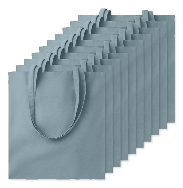 Balení 100 ks GiftRetail MO9268 - COTTONEL COLOUR + Barevná nákupní taška