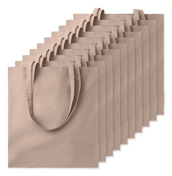 Balení 100 ks GiftRetail MO9268 - COTTONEL COLOUR + Barevná nákupní taška