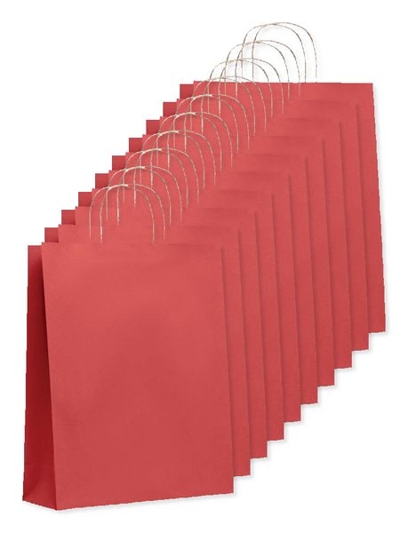 Balení 10 ks GiftRetail MO6174 - PAPER TONE L Velká dárková taška