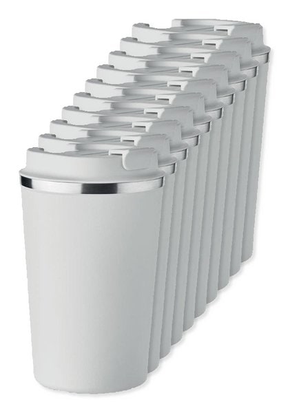 Balení 100 ks GiftRetail MO6276 - BRACE Dvoustěnný pohárek 350 ml