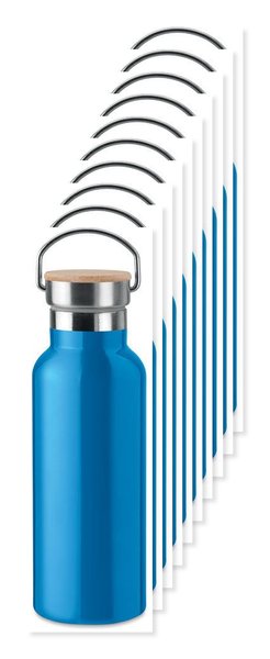Balení 100 ks GiftRetail MO9431 - HELSINKI Dvoustěnná láhev 500 ml