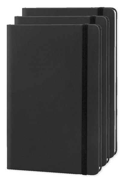 Balení 30 ks Goya 30083 - A5 zápisník s PU obalem a elastickým páskem LUXE