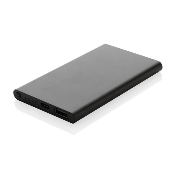 XD Collection P322.42 - RCS recycled plastic/aluminium 4000mah powerbank with type C