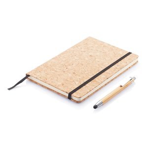 XD Collection P773.77 - A5 notebook with bamboo pen including stylus