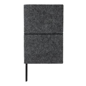 XD Collection P774.47 - GRS certified recycled felt A5 softcover notebook