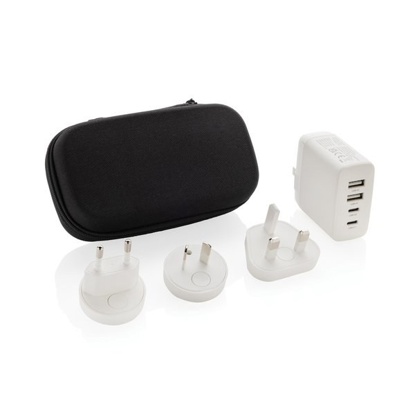 XD Collection P821.02 - TravelCharge Pro RCS rplastic travel charger with USB C