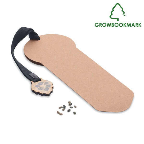 GROWBOOKMARK™ Záložka z borovice - GiftRetail MO6226