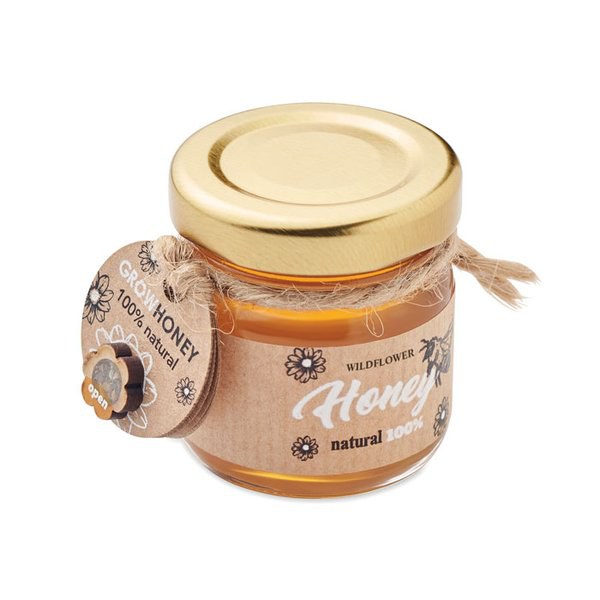 BUMLE Sklenice medu 50 gr - GiftRetail MO6439