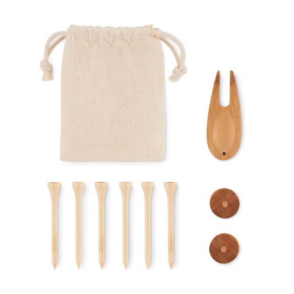 DORMIE Eco-Friendly Bamboo Golf Accessories Set - GiftRetail MO6527