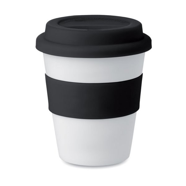 ASTORIA PP Elegantní Bílý Tumbler s Silikonovým Víčkem - GiftRetail MO8078