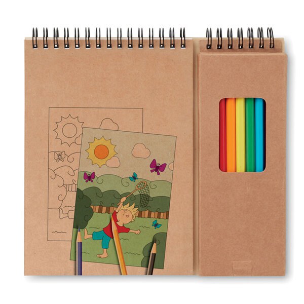 COLOPAD Pastelky s omalovánkami - GiftRetail MO8769