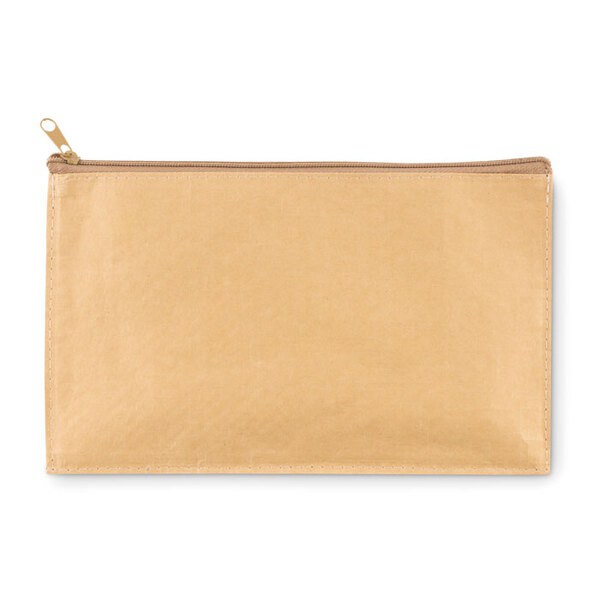 FLAT CASE Eco-Friendly Large Woven Paper Pencil Case - GiftRetail MO9837
