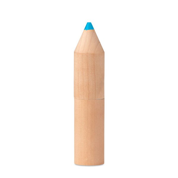 PETIT COLORET 6 pastelek v dřevěné krabičce - GiftRetail MO9875