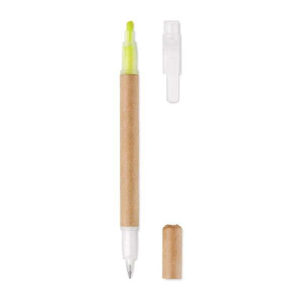DUO PAPER 2v1 propiska a zvýrazňovač - GiftRetail MO9895