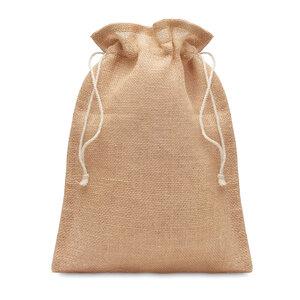 JUTE MEDIUM Střední dárkový jutový pytlík - GiftRetail MO9929