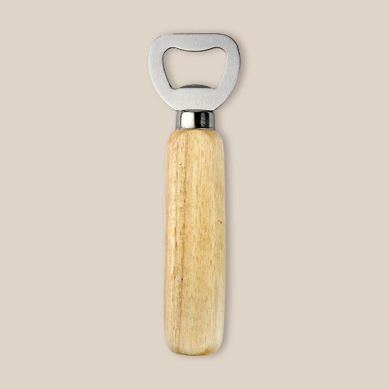 Goya 38042 - Nerezový otvírák s dřevěnou rukojetí OAK