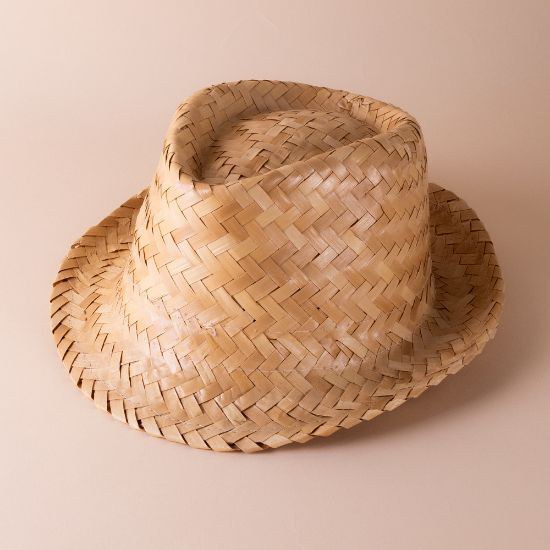 Goya 38054 - Unisex Short Brim Wicker Hat JAMAICA