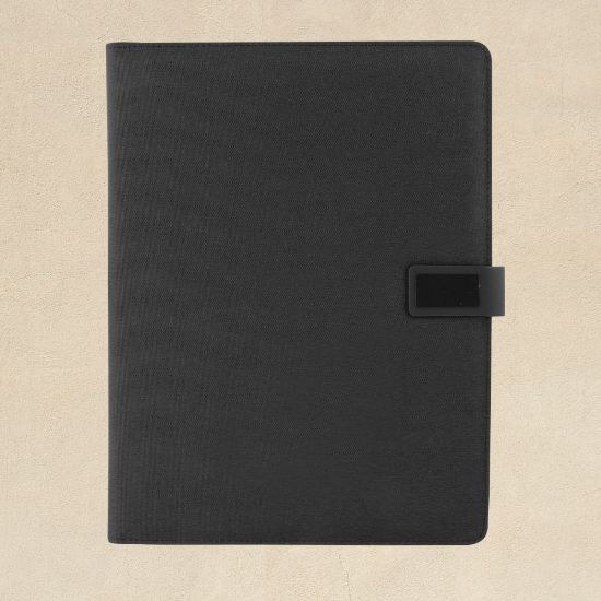 Goya 50664 - RPET Portfolio with Magnetic Closure & Notebook PRANT