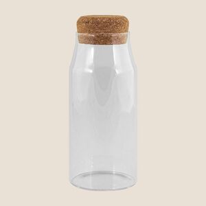 Goya 52019 - Borosilicate Bottle with Cork Cap LUCENT