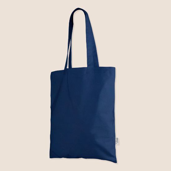 Taška z organické bavlny s dlouhými uchy, 140 gr/m² COLORS