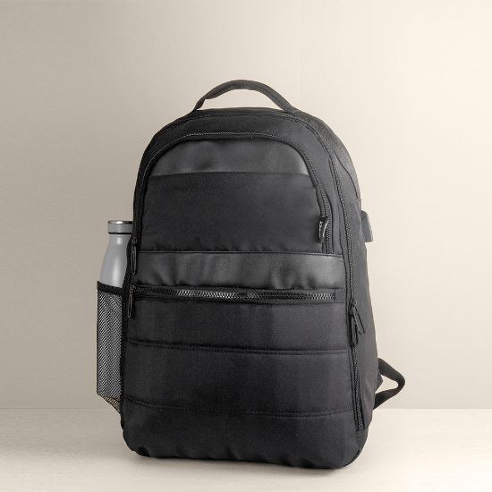 Goya 52081 - RPET Backpack with Padded Laptop Compartment, USB WAY