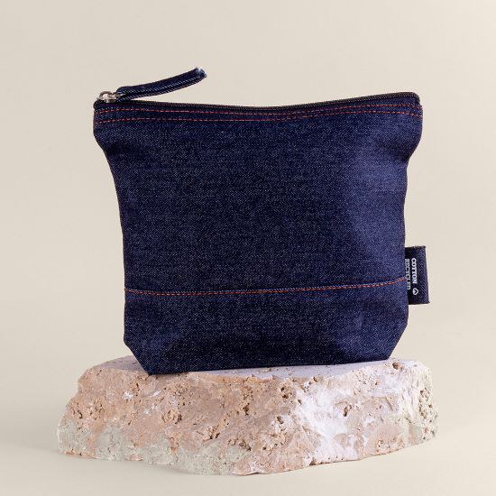 Goya 53007 - Toaletní taška z recyklované bavlny a denimu NASHVILLE