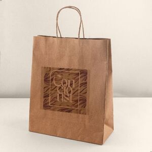 Goya 53580 - Papírová taška Kraft 120 gr/m² s krouceným uchem, FSC certifikát AYSEN