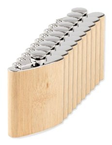 Balení 100 ks GiftRetail MO6356 - HIPHIP Bambusová placatka 170ml