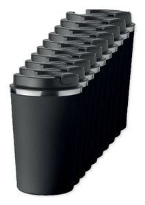 Balení 100 ks GiftRetail MO6276 - BRACE Dvoustěnný pohárek 350 ml