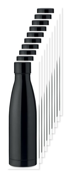 Pack of 100 GiftRetail MO9812 - BELO BOTTLE 500ml Copper Insulated Stainless Steel