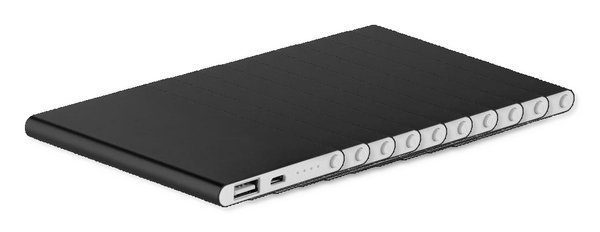 Pack of 100 GiftRetail MO8735 - POWERFLAT Ultra Slim 4000 mAh Aluminum USB Power Bank