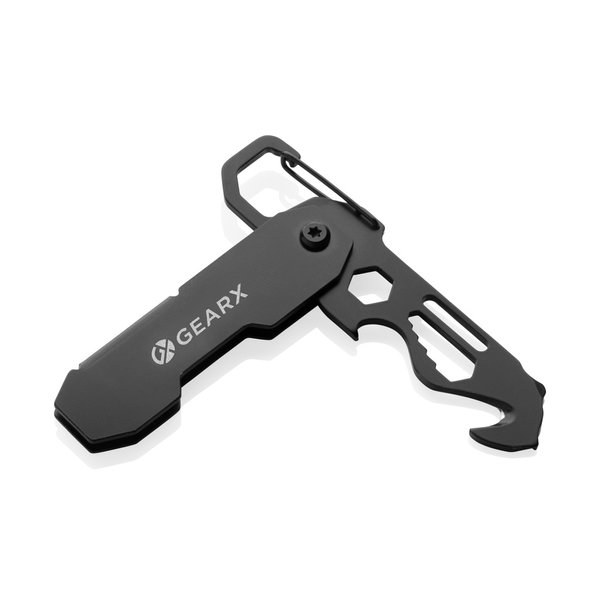 GearX P221.27 - Skládací EDC nářadí Gear X s karabinou a nožem na balíky
