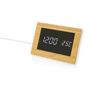 XD Collection P279.31 - LED hodiny Utah z RCS rec. plastu a bambusu