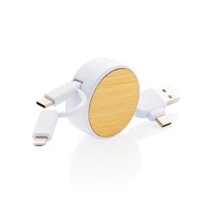 XD Collection P302.37 - RCS recycled plastic Ontario 6-in-1 retractable cable