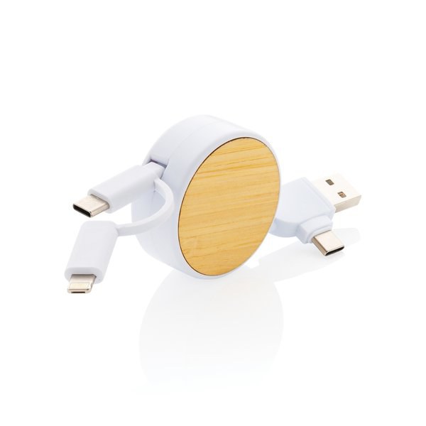 XD Collection P302.37 - RCS recycled plastic Ontario 6-in-1 retractable cable