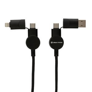Urban Vitamin P302.70 - Nabíjecí kabel 6 v 1 Oakland 1,2m 45W z RCS recykl. plastu
