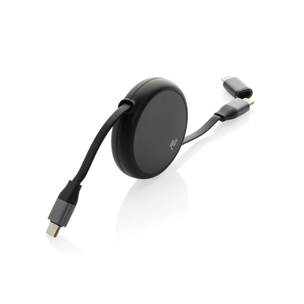 Recyklovaný hliníkový zatahovací 2v1 kabel 240W Terra z RCS